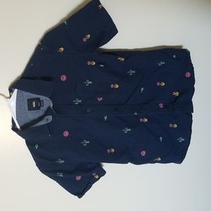🌸 3 for $20 Vans Boys' Short Sleeve Print Shirt, size M